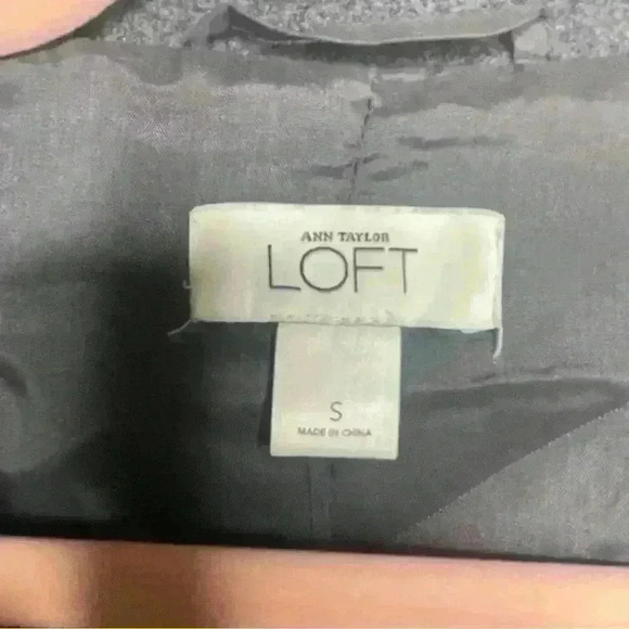 Ann Taylor Loft Gray Capelette Sz Small - Picture 5 of 14